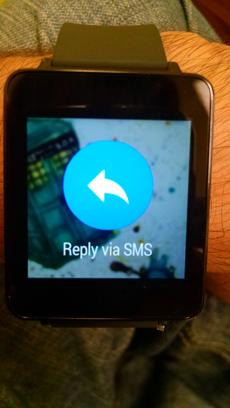 Illustration for article titled Android Wear Review: The OS itself.